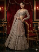 Embroidered Royal Blush Lehenga