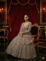 Embroidered Royal Blush Lehenga