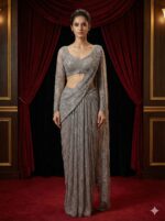 Silver Starlight Drape Elegance