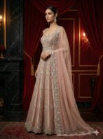 Blush Pink Silver Grace Anarkali