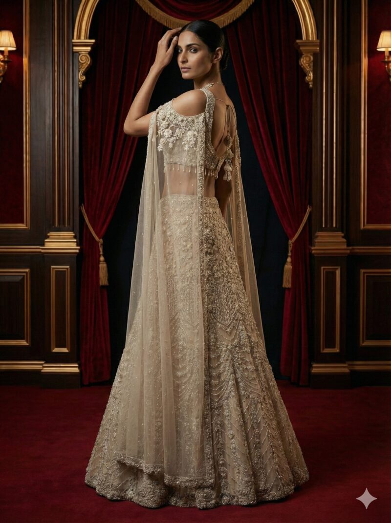 Ivory Seraphine Lehenga