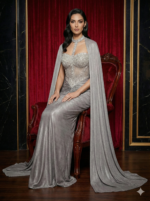 Timeless Silver Cape Ensemble