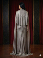 Timeless Silver Cape Ensemble