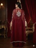 Regal Ruby Evening Attire