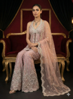Soft Blush Pearl Sharara Ensemble