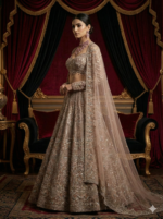 Antique Gold Grace Lehenga