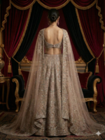 Antique Gold Grace Lehenga