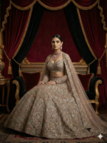 Antique Gold Grace Lehenga