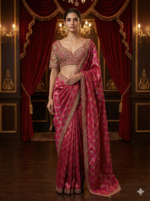 Pink Royal Heritage Saree