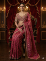 Pink Royal Heritage Saree