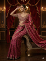 Pink Royal Heritage Saree