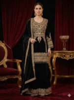 Midnight Gold Velvet Ensemble