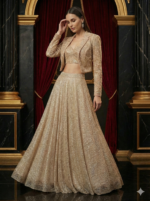 Golden Shimmer Lehenga Set