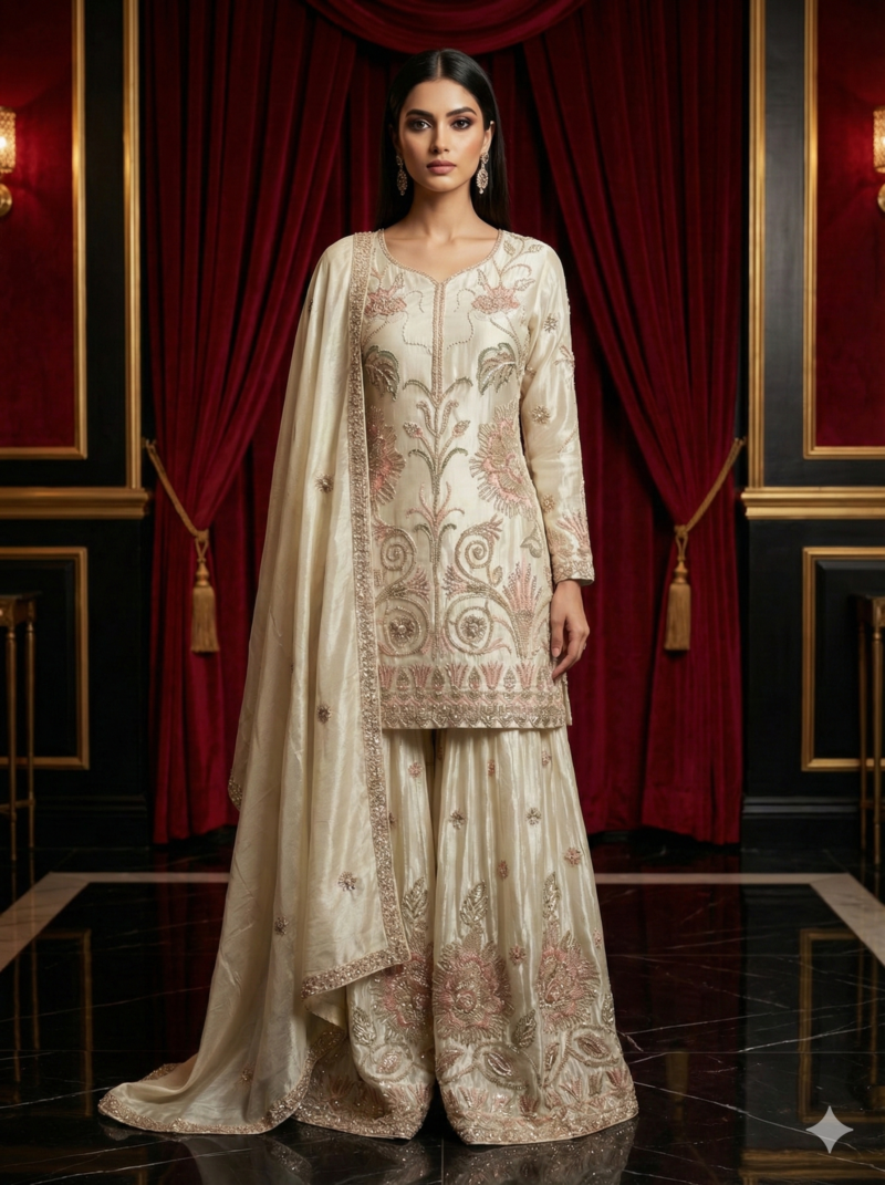 Soft Ivory Handwork Set