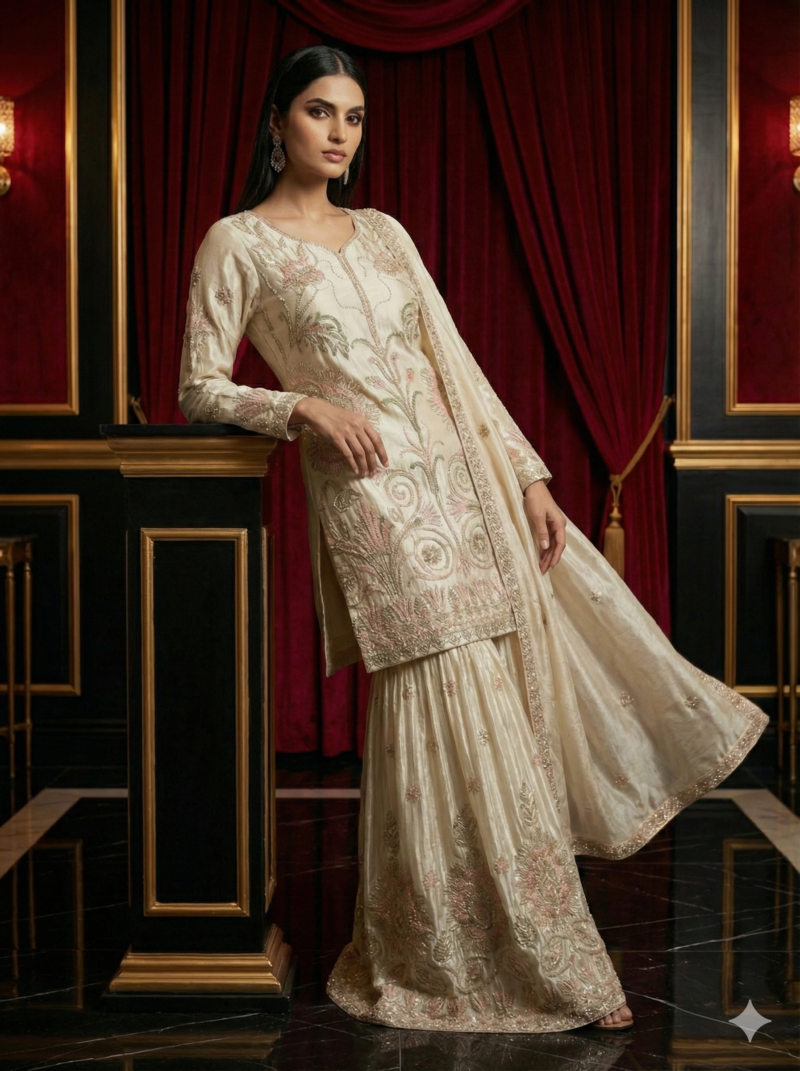 Soft Ivory Handwork Set