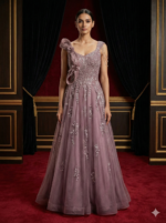Soft Mauve Evening Gown