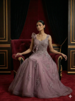 Soft Mauve Evening Gown