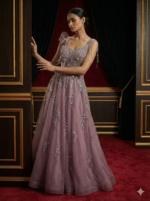 Soft Mauve Evening Gown