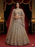 Royal Champagne Bridal Lehenga