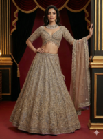Royal Champagne Bridal Lehenga