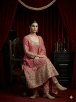 Rose Pink Zari Elegance