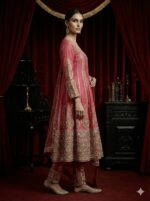 Rose Pink Zari Elegance