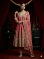 Rose Pink Zari Elegance
