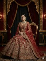 Crimson Royal Bridal Lehenga