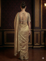 Royal Gold Handwork Saree