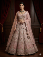 Blush Pink Royale Lehenga