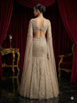 Champagne Pearl Grace Lehenga