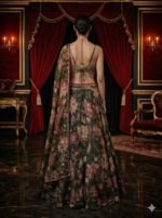 Royal Floral Print Lehenga Set