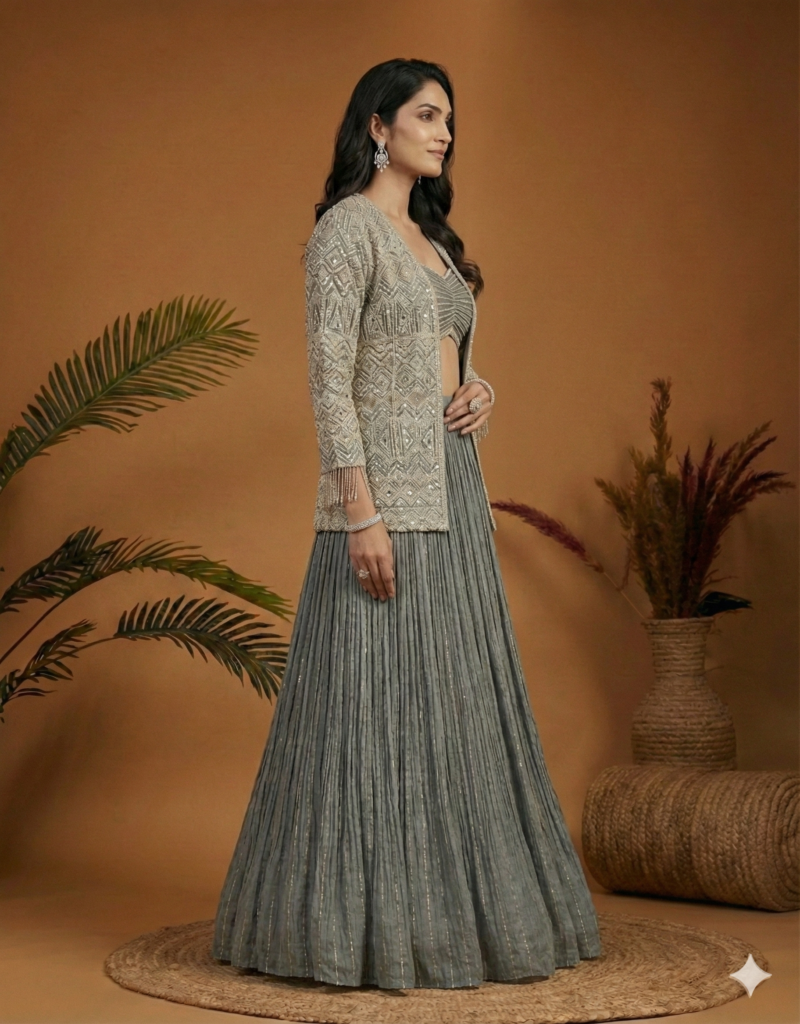 Jacket Style Co-Ord Lehenga Set