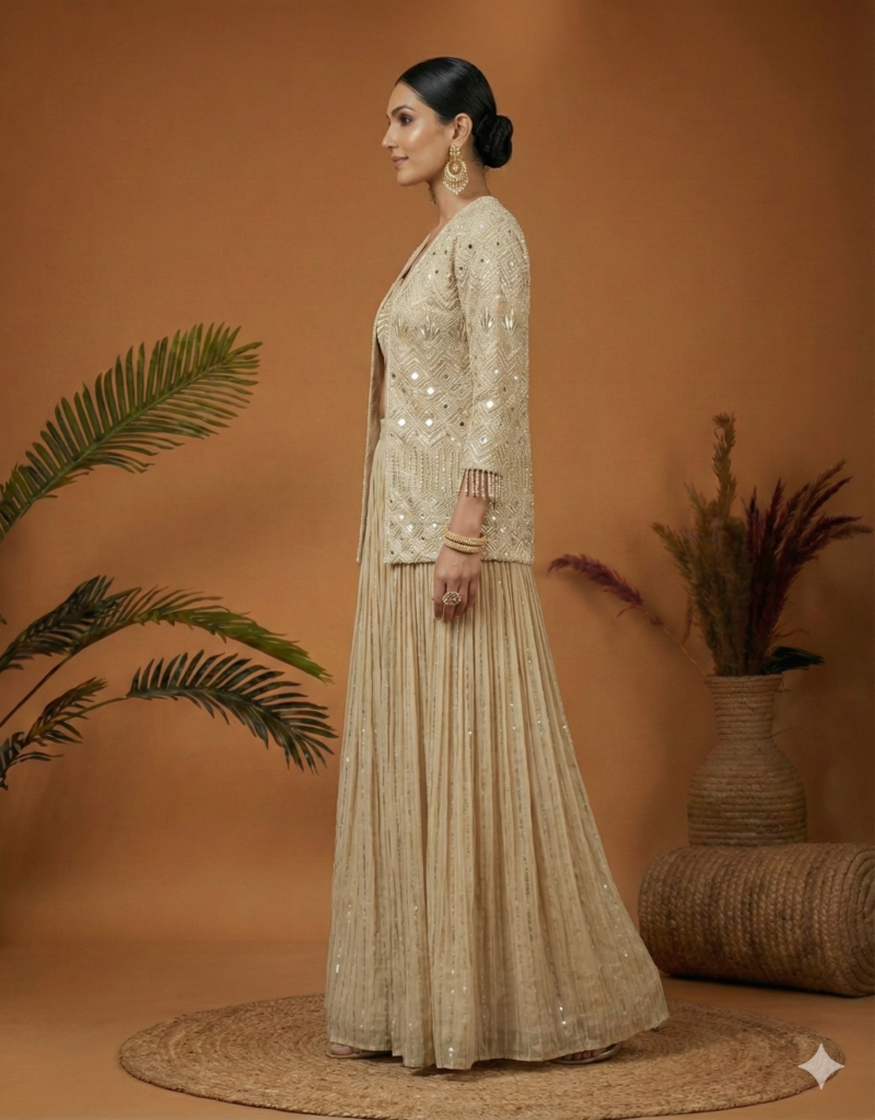 Jacket Style Co-Ord Lehenga Set