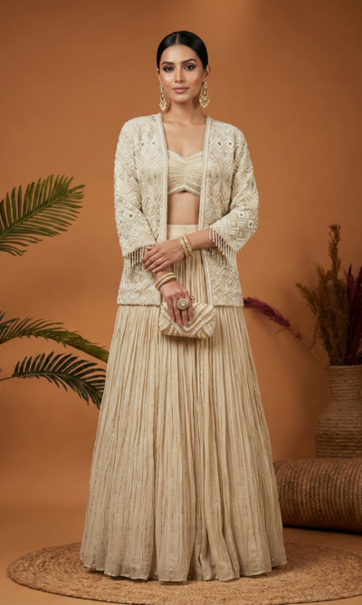 Jacket Style Co-Ord Lehenga Set