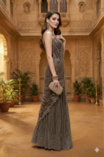 Embellished Drape Saree with Designer Blouse