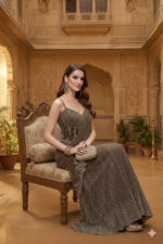 Embellished Drape Saree with Designer Blouse