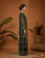 Luxury Raw Silk Ethnic Suit Set in Regal Hues