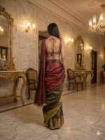Classic Maroon Silk Saree for Weddings