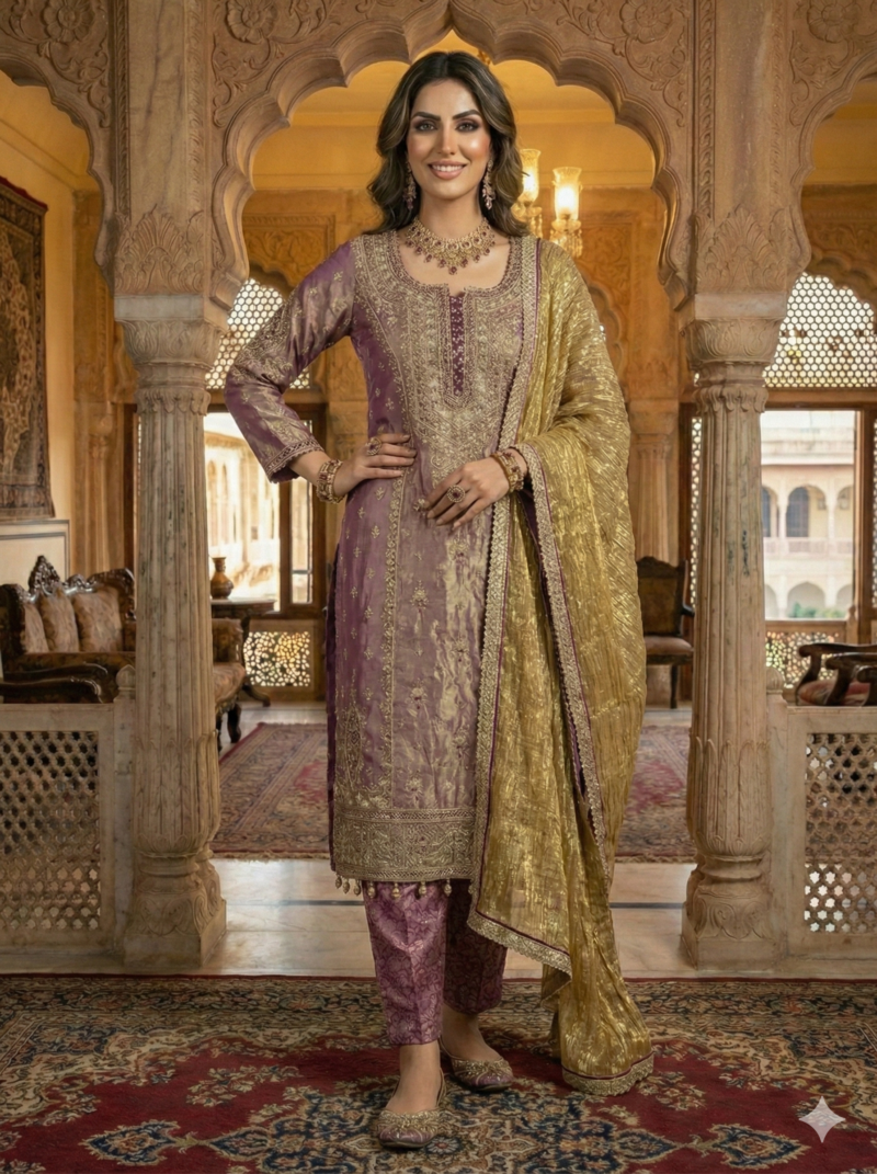 Royal Handcrafted Suit Set for Festivities