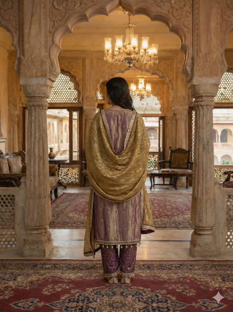 Royal Handcrafted Suit Set for Festivities