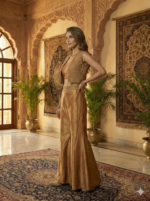 Luxury Co-Ord Set with Embroidered Jacket