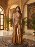 Luxury Co-Ord Set with Embroidered Jacket