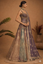 Multicolor Lehenga with Regal Detailing