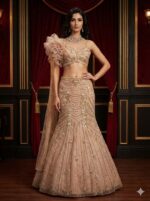 Soft Gold Ruffle Lehenga