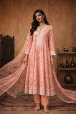 Summer Elegance Anarkali Set