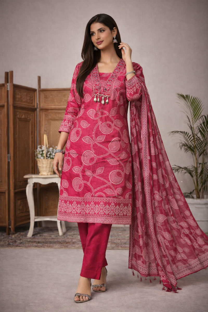 Timeless Printed Suit Set