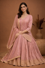 Pastel Embroidered Kurta Sharara Set