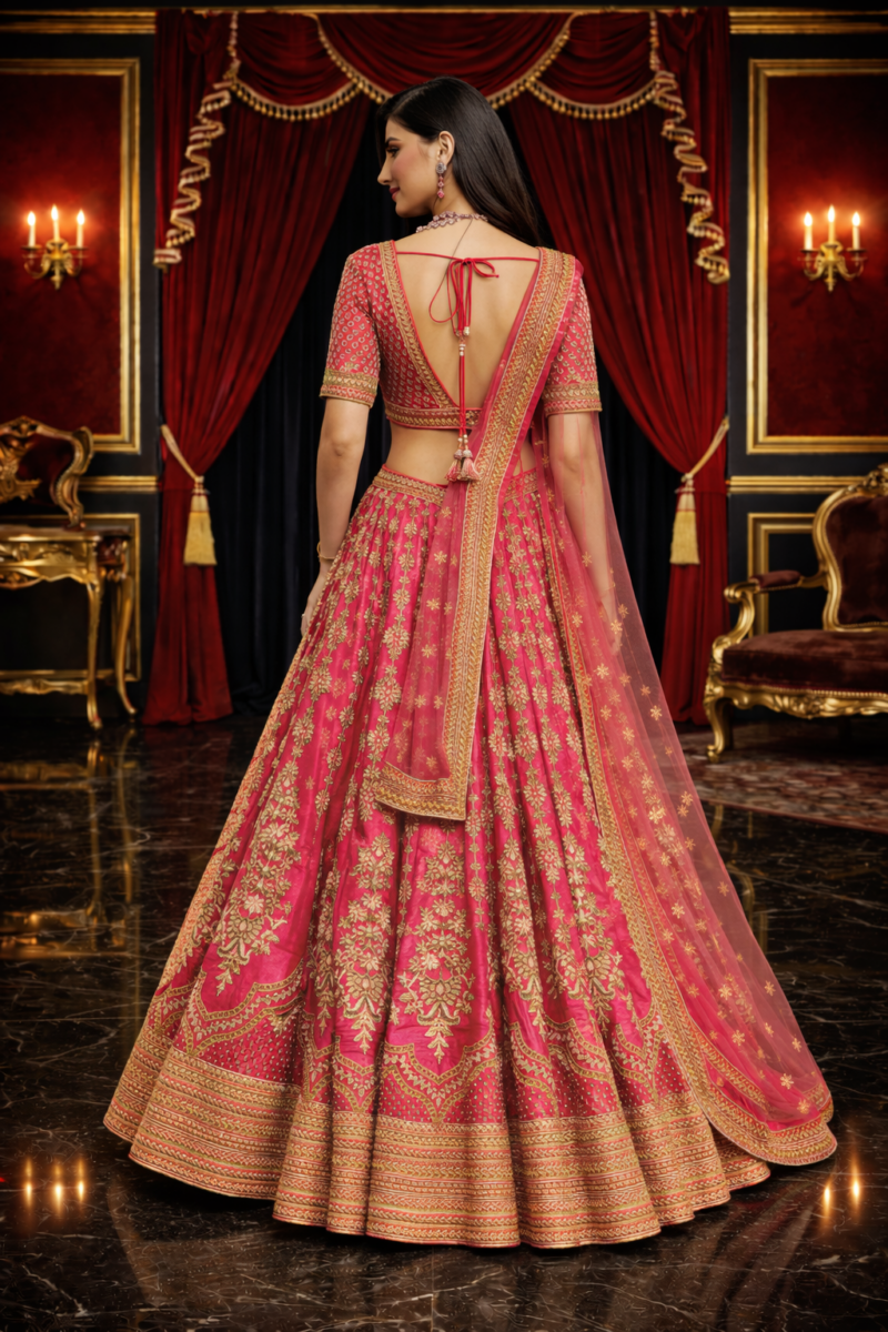 Regal Rani Pink Bridal Lehenga