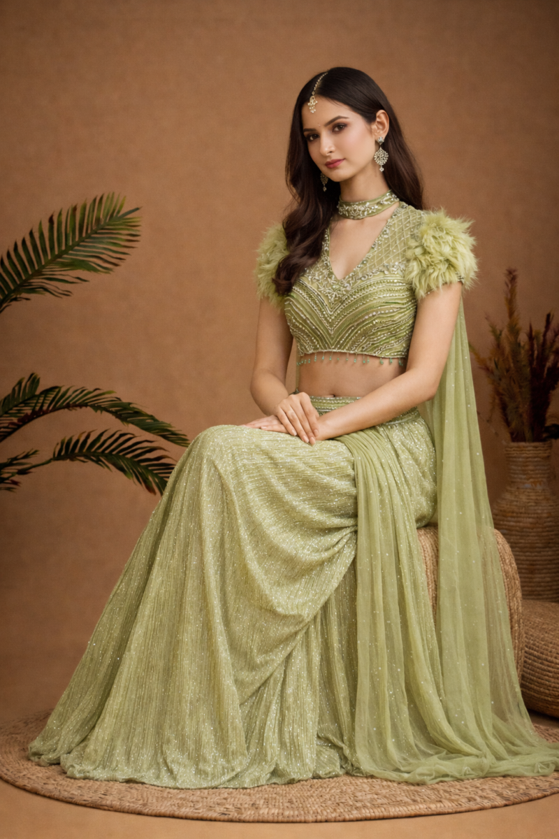 Indo-Western Luxe Look